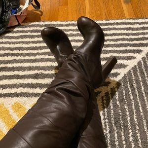 Brown Authentic Leather Italian Boots